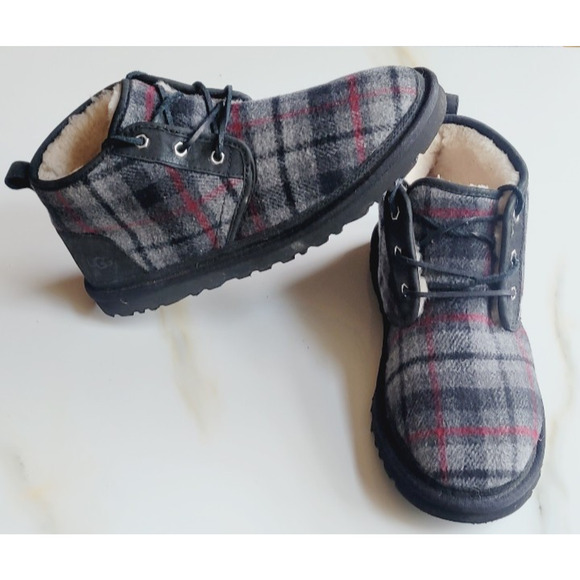 UGG NEUMEL CHUKKA SUEDE BOOT HIGHER ANKLE MEN SZ 10 UNISEX - Picture 4 of 7